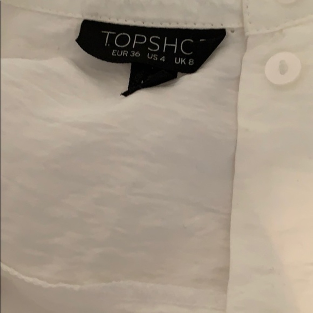 Top Shop White Ruffled Dress - Picture 5 of 7